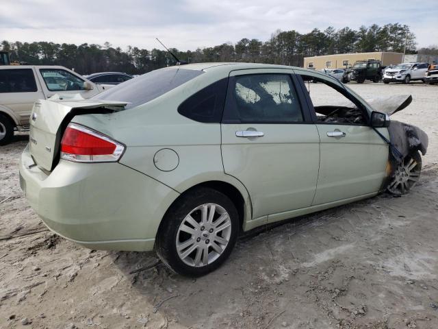 1FAHP3HN0AW108624 - 2010 FORD FOCUS SEL GREEN photo 3