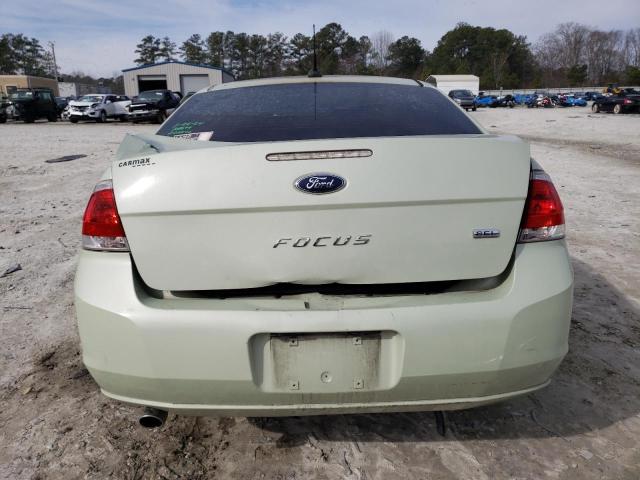 1FAHP3HN0AW108624 - 2010 FORD FOCUS SEL GREEN photo 6