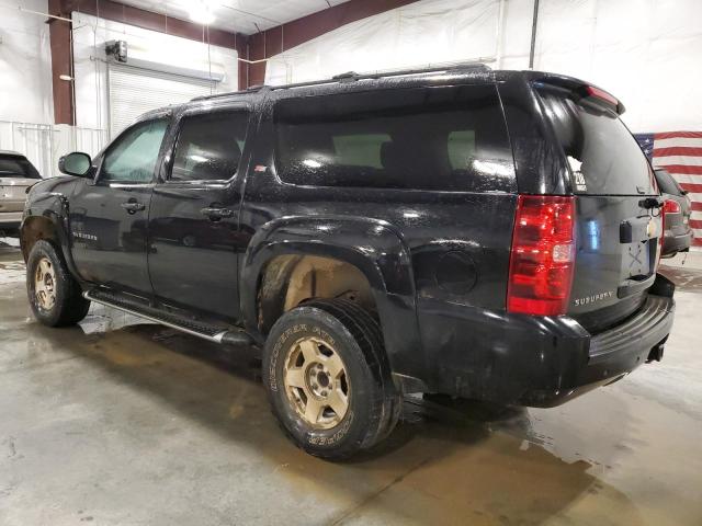 1GNSKJE77CR234920 - 2012 CHEVROLET SUBURBAN K1500 LT BLACK photo 2