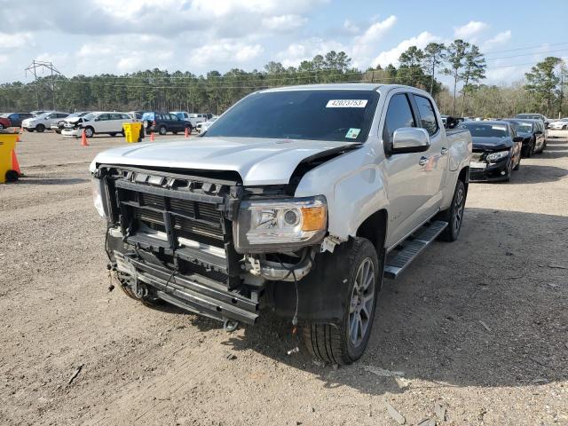 1GTP6EE19J1304998 - 2018 GMC CANYON DENALI SILVER photo 1