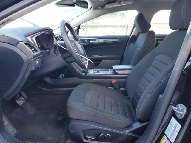 3FA6P0LUXLR240090 - 2020 FORD FUSION SE BLACK photo 7