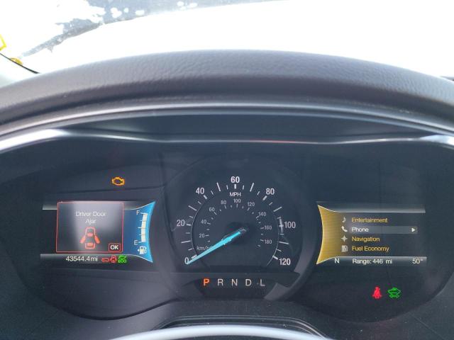 3FA6P0LUXLR240090 - 2020 FORD FUSION SE BLACK photo 9