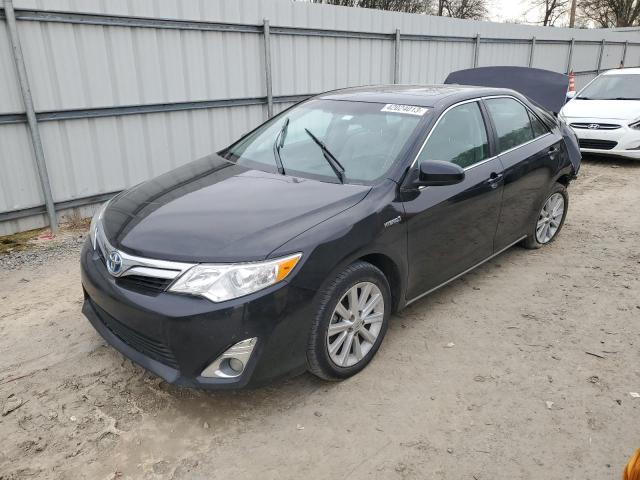 4T1BD1FK0CU053723 - 2012 TOYOTA CAMRY HYBRID BLACK photo 1