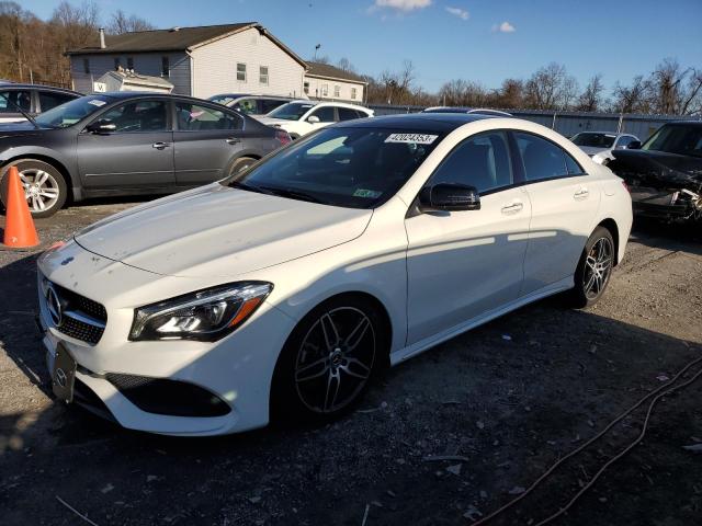 WDDSJ4GB9JN586406 - 2018 MERCEDES-BENZ CLA 250 4MATIC WHITE photo 1