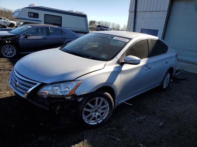 3N1AB7APXDL797050 - 2013 NISSAN SENTRA S SILVER photo 1