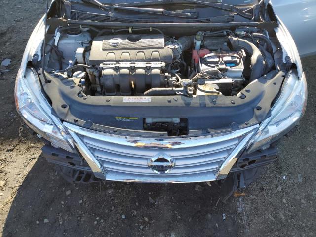 3N1AB7APXDL797050 - 2013 NISSAN SENTRA S SILVER photo 11