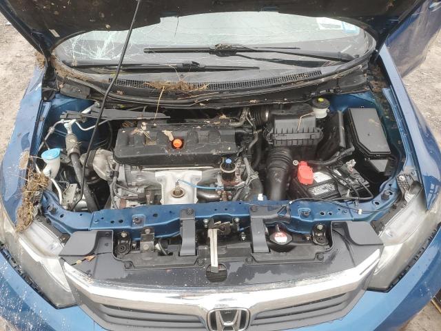 19XFB2F56CE080614 - 2012 HONDA CIVIC LX ლურჯი ფოტო 11