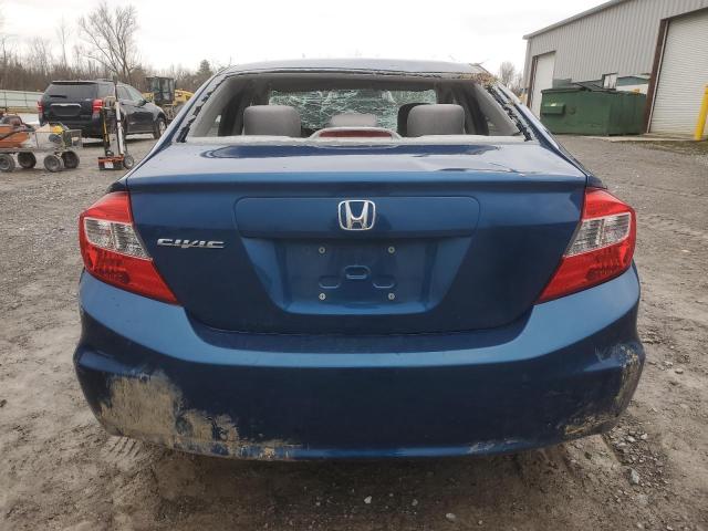 19XFB2F56CE080614 - 2012 HONDA CIVIC LX ლურჯი ფოტო 6