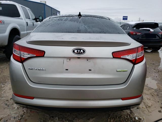 KNAGM4AD0C5014108 - 2012 KIA OPTIMA HYBRID SILVER photo 6