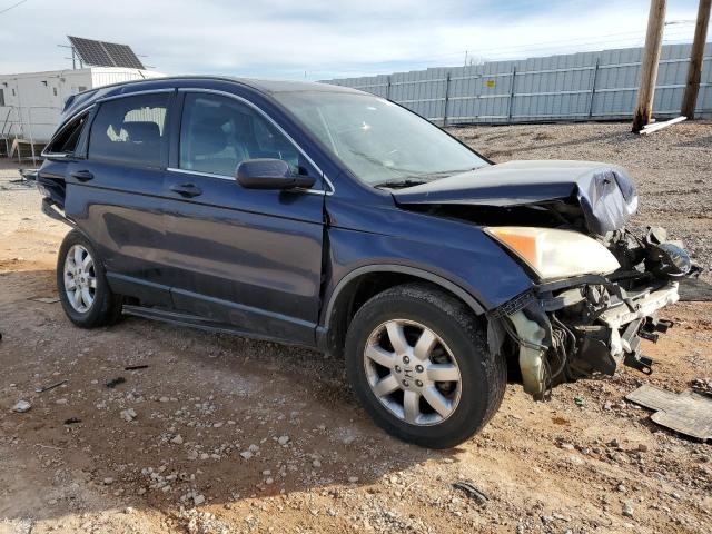 JHLRE38737C076190 - 2007 HONDA CR-V EXL BLUE photo 4