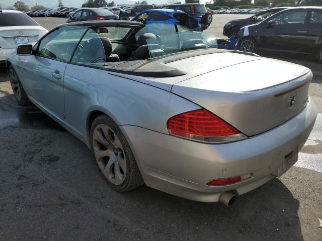 WBAEK73485B326287 - 2005 BMW 645 CI AUTOMATIC فضي صورة 2