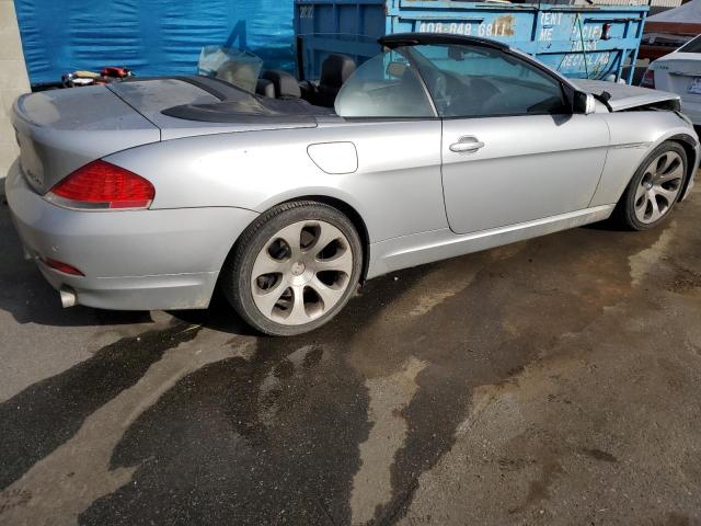 WBAEK73485B326287 - 2005 BMW 645 CI AUTOMATIC SILVER photo 3