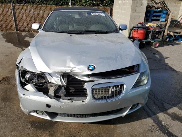 WBAEK73485B326287 - 2005 BMW 645 CI AUTOMATIC فضي صورة 5