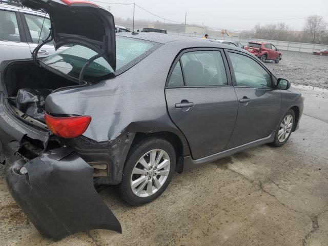 2T1BU4EE2AC408256 - 2010 TOYOTA COROLLA BASE GRAY photo 3