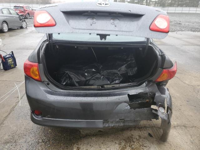 2T1BU4EE2AC408256 - 2010 TOYOTA COROLLA BASE GRAY photo 6