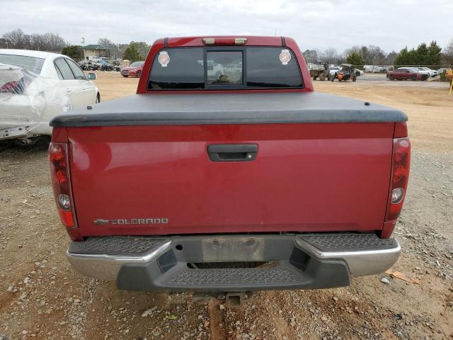 1GCDS136068223022 - 2006 CHEVROLET COLORADO RED photo 6