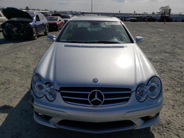 WDBTJ72H49F259461 - 2009 MERCEDES-BENZ CLK 550 SILVER photo 5