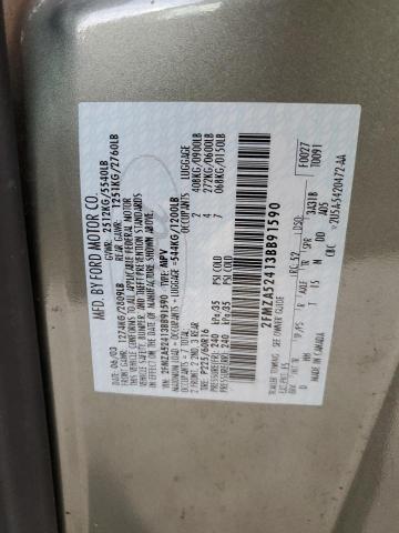 2FMZA52413BB91590 - 2003 FORD WINDSTAR SE GRAY photo 13