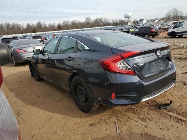 2HGFC2F62KH538000 - 2019 HONDA CIVIC LX BLUE photo 2