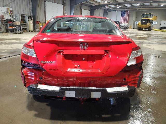 2HGFG1B92AH533456 - 2010 HONDA CIVIC EXL 红色 照片 6