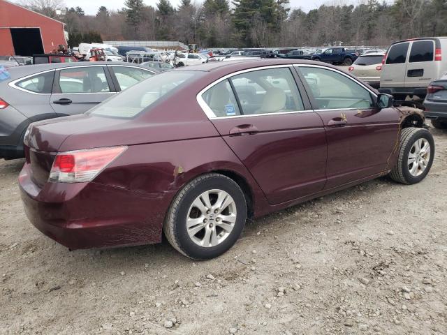 1HGCP26469A006649 - 2009 HONDA ACCORD LXP MAROON photo 3