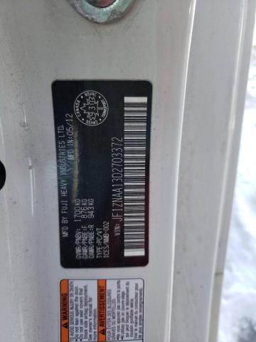 JF1ZNAA13D2703372 - 2013 TOYOTA SCION FR-S WHITE photo 12