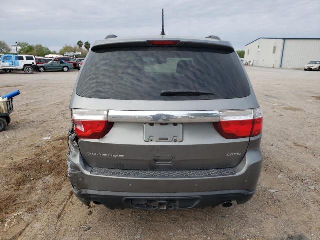 1D4SD4GT1BC696845 - 2011 DODGE DURANGO CREW GRAY photo 6