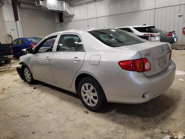 1NXBU4EE9AZ167987 - 2010 TOYOTA COROLLA BASE SILVER photo 2