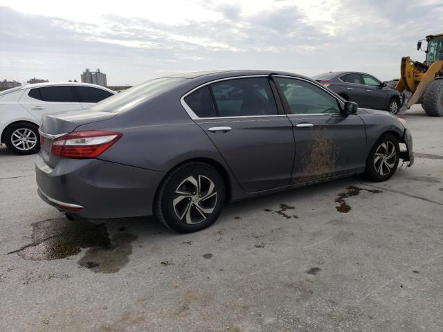 1HGCR2F37HA180231 - 2017 HONDA ACCORD LX GRAY photo 3