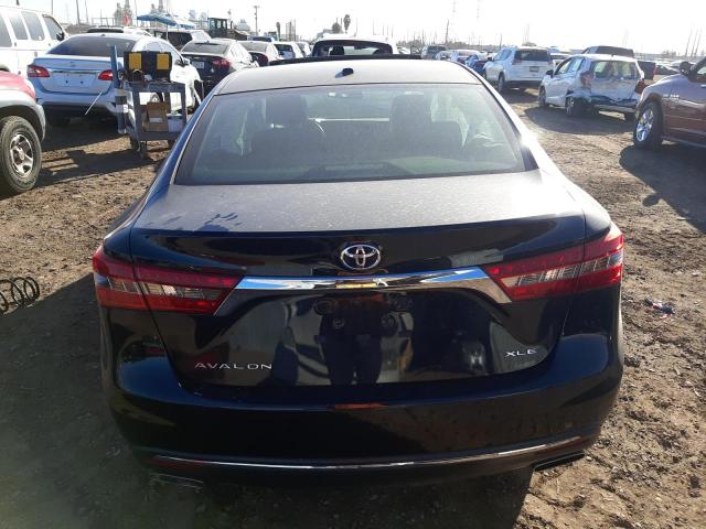 4T1BK1EB2GU232391 - 2016 TOYOTA AVALON XLE BLACK photo 6