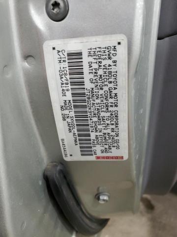 JT2BG22K9Y0471874 - 2000 TOYOTA CAMRY CE SILVER photo 12