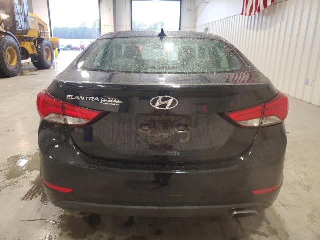 KMHDH4AH1EU042839 - 2014 HYUNDAI ELANTRA SE BLACK photo 6