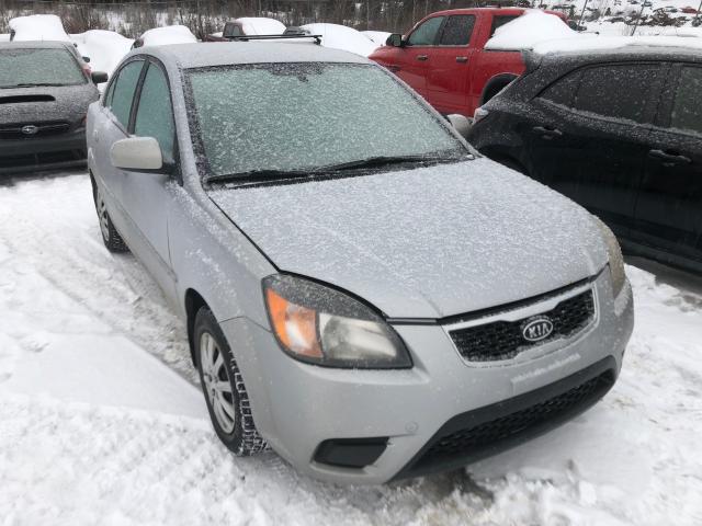 KNADH4B31B6855764 - 2011 KIA RIO BASE SILVER photo 1