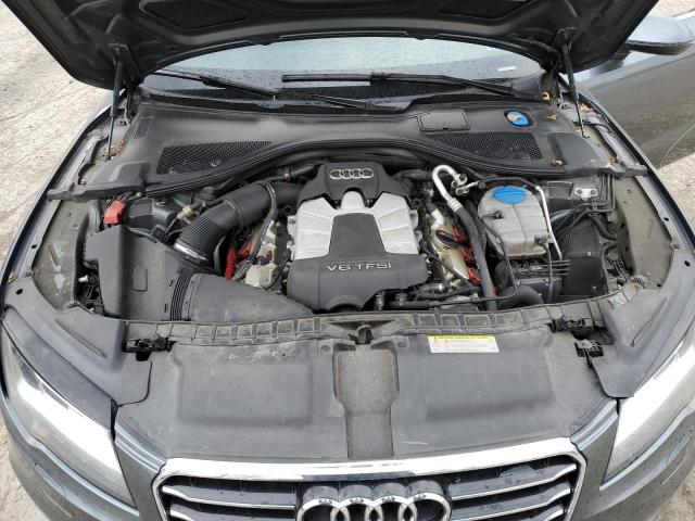 WAU2GAFC0DN047255 - 2013 AUDI A7 PRESTIGE GRAY photo 11