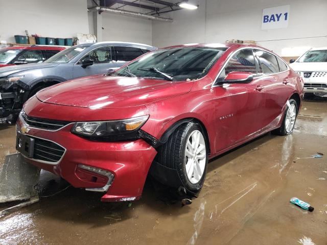 1G1ZD5ST6JF260670 - 2018 CHEVROLET MALIBU LT RED photo 1