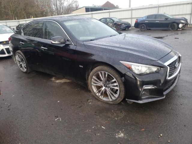 JN1EV7AR4JM440068 - 2018 INFINITI Q50 LUXE BLACK photo 4