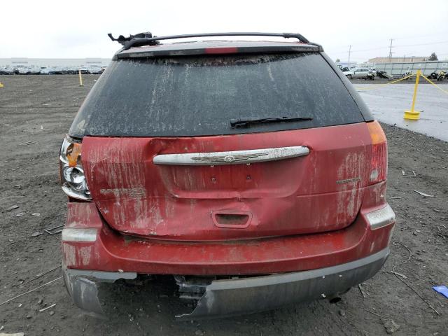 2A8GF68486R723531 - 2006 CHRYSLER PACIFICA TOURING RED photo 6