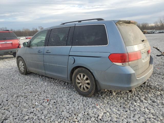 5FNRL3H46AB008114 - 2010 HONDA ODYSSEY EX BLUE photo 2