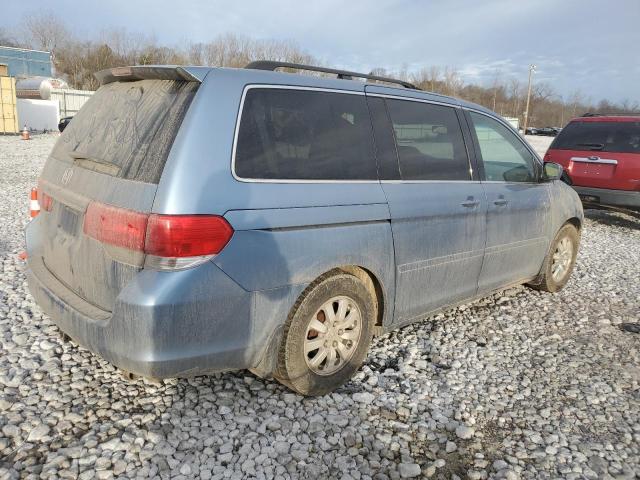 5FNRL3H46AB008114 - 2010 HONDA ODYSSEY EX BLUE photo 3