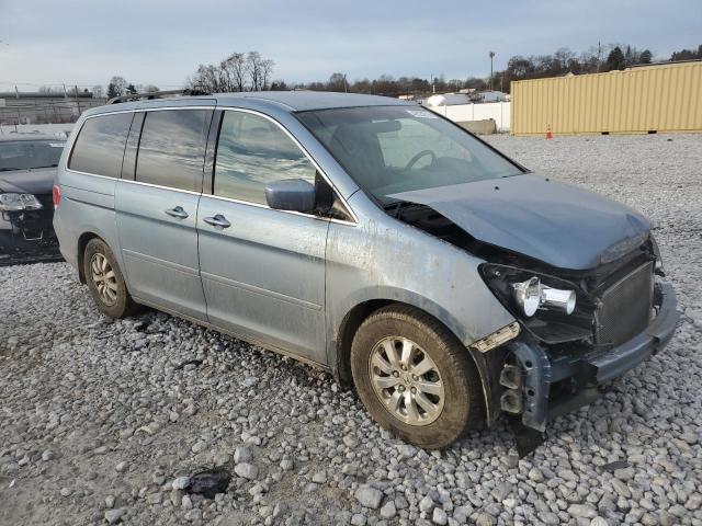 5FNRL3H46AB008114 - 2010 HONDA ODYSSEY EX BLUE photo 4