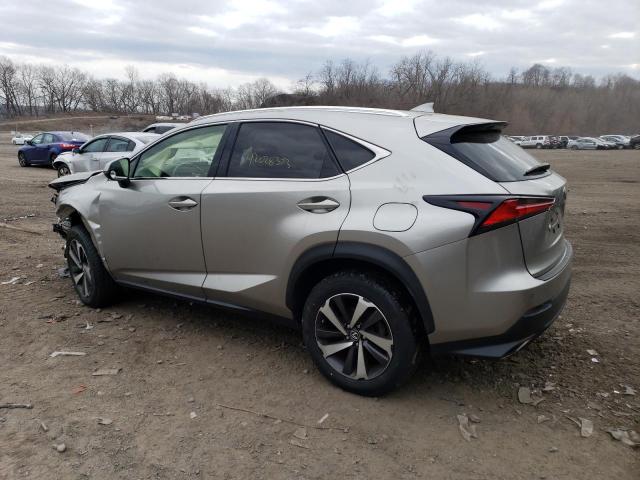 JTJBARBZ4K2200552 - 2019 LEXUS NX 300 BASE Szary zdjęcie 2