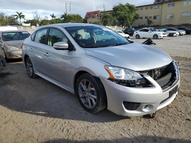 3N1AB7AP5FY237460 - 2015 NISSAN SENTRA S SILVER photo 4