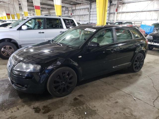 WAUHF68P36A000337 - 2006 AUDI A3 2 BLACK photo 1