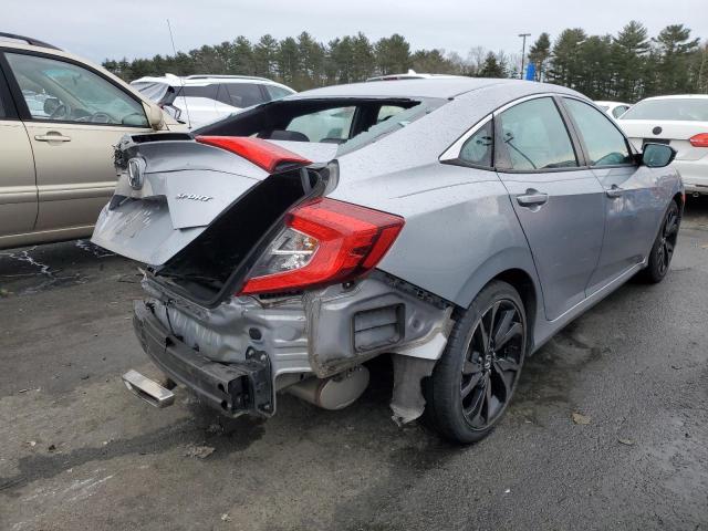 2HGFC2F84KH568651 - 2019 HONDA CIVIC SPORT SILVER photo 3