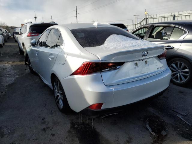 JTHBA1D2XK5091127 - 2019 LEXUS IS 300 WHITE photo 2