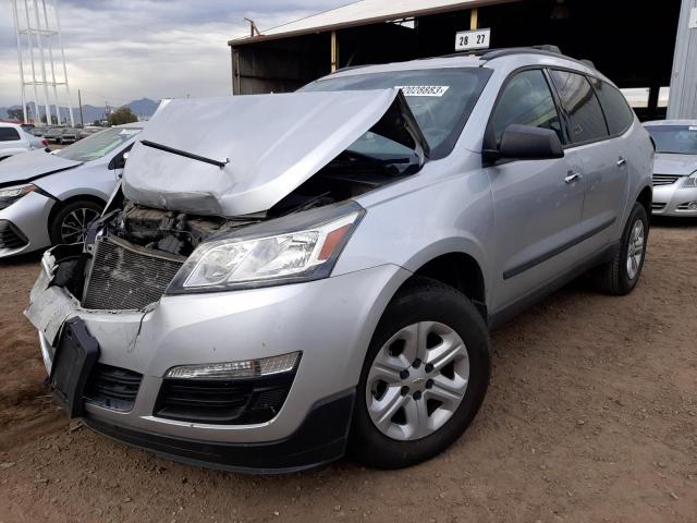 1GNKRFEDXHJ197480 - 2017 CHEVROLET TRAVERSE LS SILVER photo 1