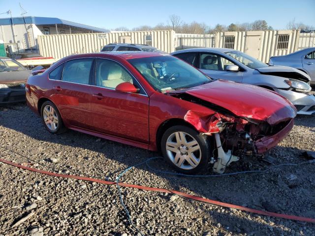 2G1WG5E33D1259574 - 2013 CHEVROLET IMPALA LT RED photo 4