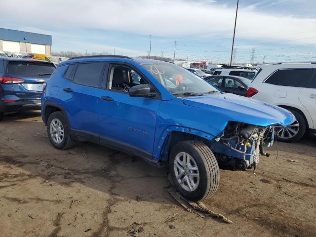 3C4NJCAB7JT211270 - 2018 JEEP COMPASS SPORT BLUE photo 4