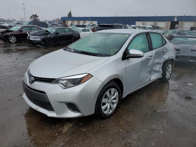 2T1BURHEXGC722268 - 2016 TOYOTA COROLLA L SILVER photo 1