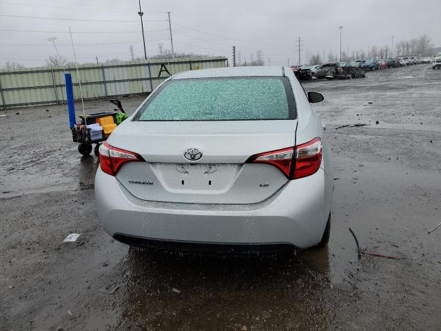 2T1BURHEXGC722268 - 2016 TOYOTA COROLLA L SILVER photo 6